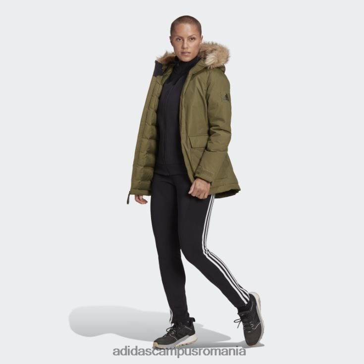 adidas campus romania parka cu glugă utilitas olive femei măsline J266N217150