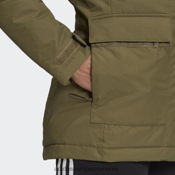 adidas campus romania parka cu glugă utilitas olive femei măsline J266N217150