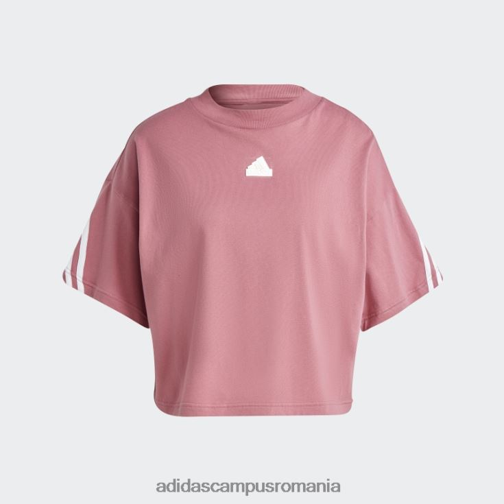 adidas campus romania pictograme de viitor roz 3 dungi moda tricou femei roz J266N29117
