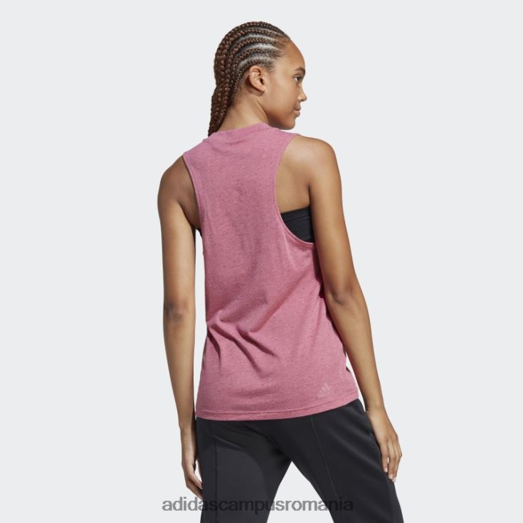 adidas campus romania pink mel future icons winners 3.0 tank top femei roz mel/alb J266N29695