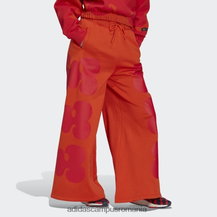 adidas campus romania portocaliu marimekko pantaloni largi moda femei portocale J266N22722