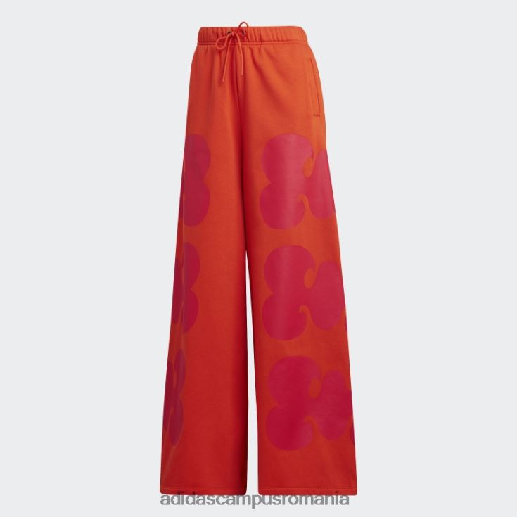adidas campus romania portocaliu marimekko pantaloni largi moda femei portocale J266N22722