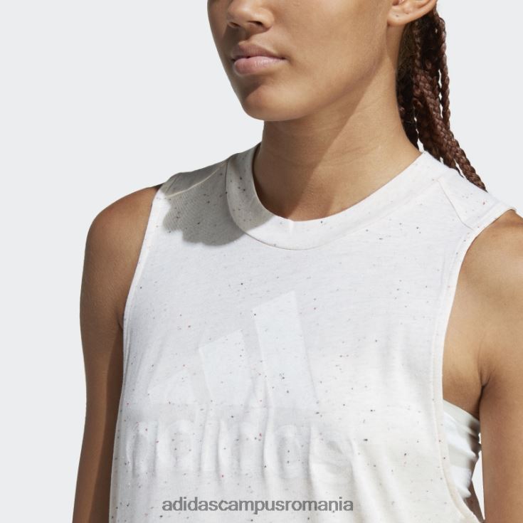 adidas campus romania quartz mel future icons winners 3.0 tank top femei cuarț mel/alb J266N29401