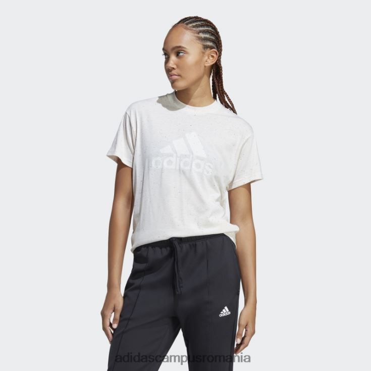 adidas campus romania quartz mel future icons winners 3.0 tee fierbinte femei cuarț mel/alb J266N29651