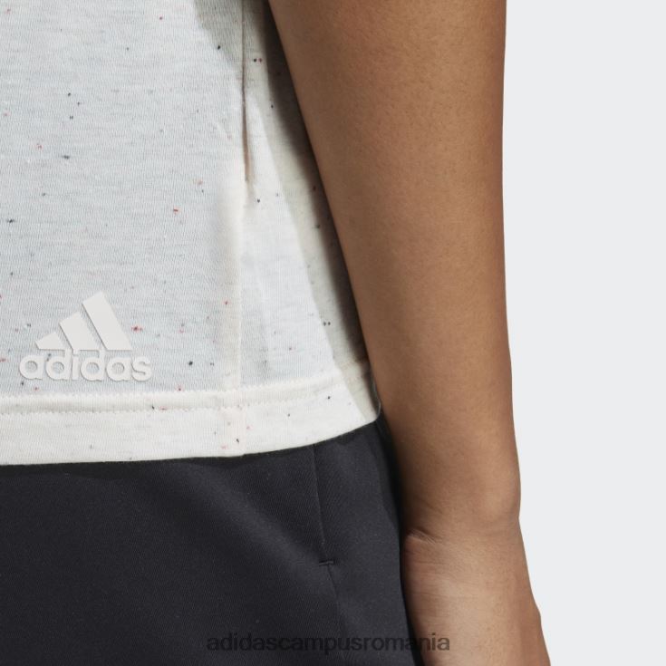 adidas campus romania quartz mel future icons winners 3.0 tee fierbinte femei cuarț mel/alb J266N29651