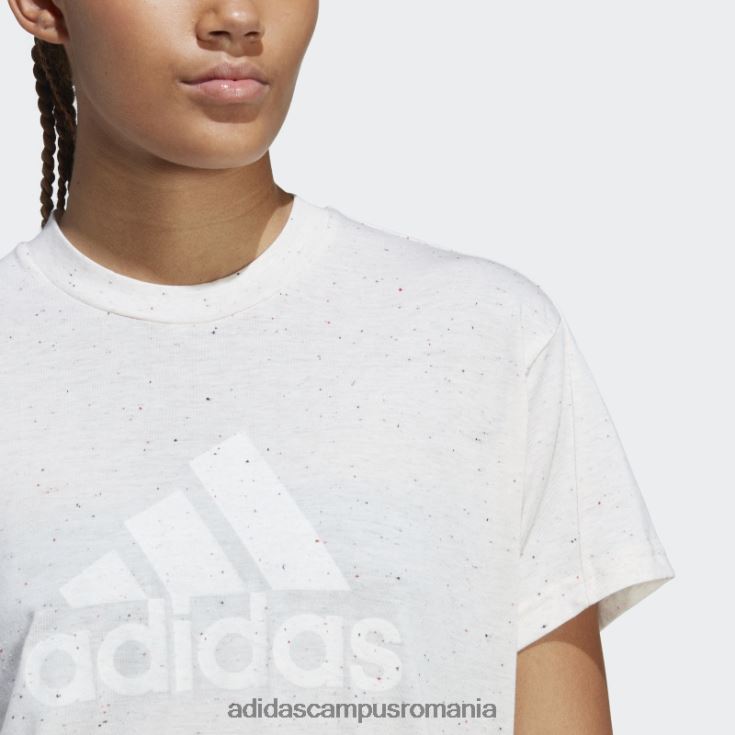 adidas campus romania quartz mel future icons winners 3.0 tee fierbinte femei cuarț mel/alb J266N29651
