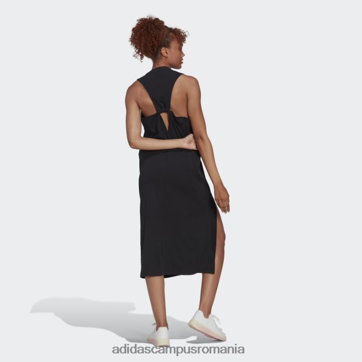 adidas campus romania rochie coasta neagra femei alb negru J266N210568