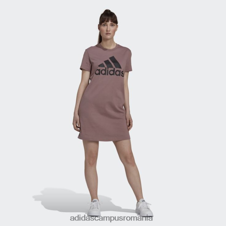 adidas campus romania rochie cu logo essentials mov femei violet/negru J266N210622