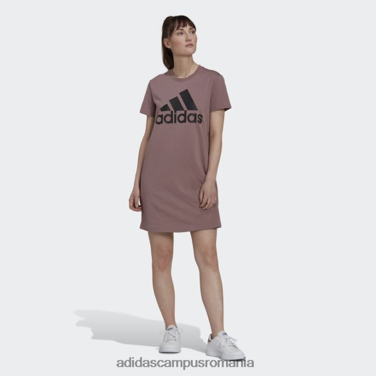adidas campus romania rochie cu logo essentials mov femei violet/negru J266N210622