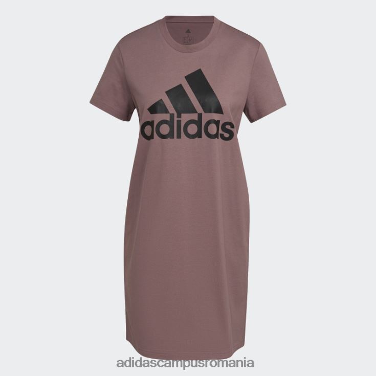 adidas campus romania rochie cu logo essentials mov femei violet/negru J266N210622
