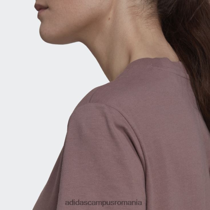 adidas campus romania rochie cu logo essentials mov femei violet/negru J266N210622