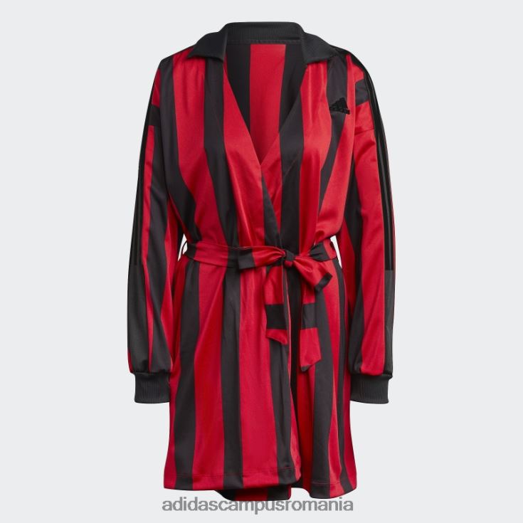 adidas campus romania rochie din jerse jacquard negru femei negru/stacojiu/alb J266N29275