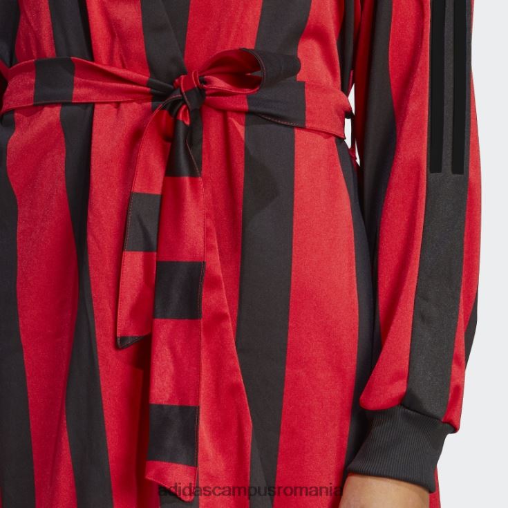 adidas campus romania rochie din jerse jacquard negru femei negru/stacojiu/alb J266N29275