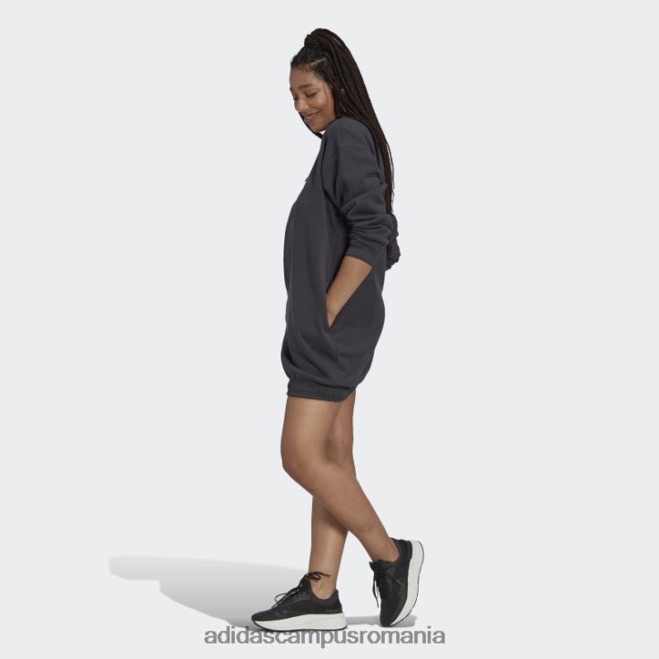 adidas campus romania rochie pulover cu jumătate de fermoar carbon femei carbon J266N22566