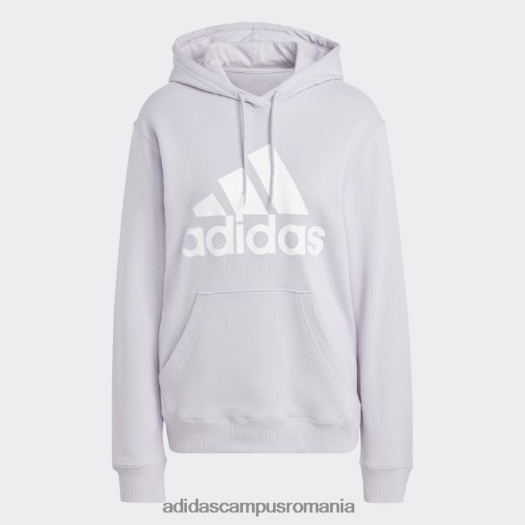 adidas campus romania silver dawn essentials logo mare obișnuit French Terry hanorac adidas femei zori argintii/alb J266N29387