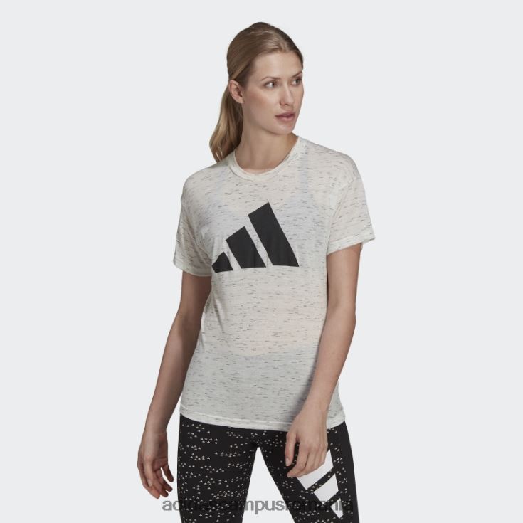 adidas campus romania sport inspirat winners 2.0 tee white melange femei melange alb J266N22857