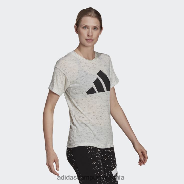 adidas campus romania sport inspirat winners 2.0 tee white melange femei melange alb J266N22857