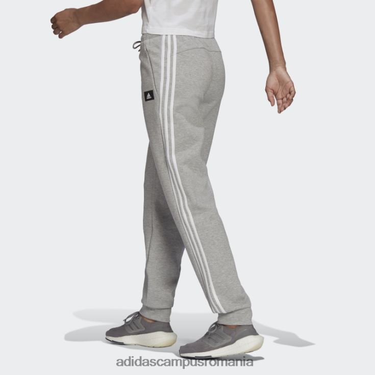adidas campus romania sportswear future icons pantaloni cu 3 dungi gri mediu femei gri mediu J266N23207