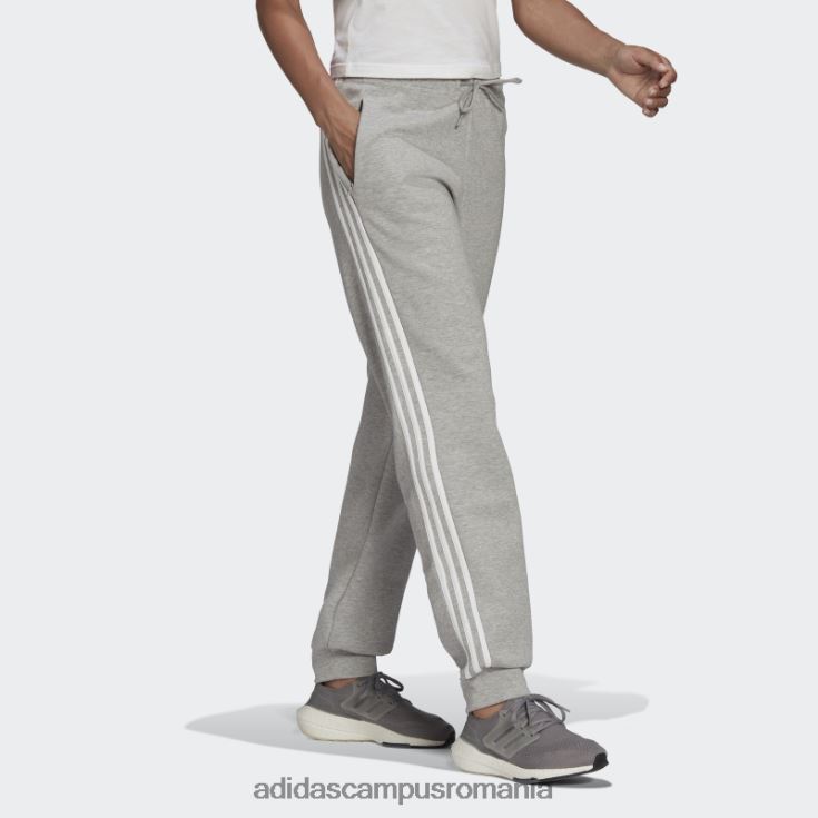 adidas campus romania sportswear future icons pantaloni cu 3 dungi gri mediu femei gri mediu J266N23207