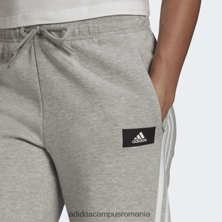 adidas campus romania sportswear future icons pantaloni cu 3 dungi gri mediu femei gri mediu J266N23207