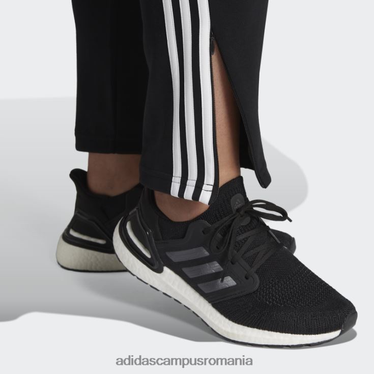 adidas campus romania sportswear future icons pantaloni skinny cu 3 dungi (plus marime) negri femei negru J266N210691
