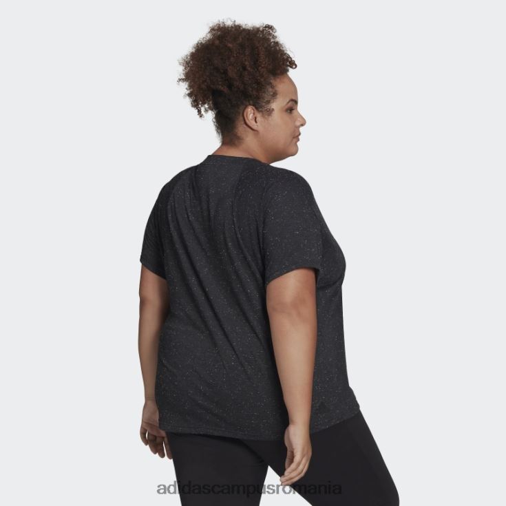adidas campus romania sportswear future icons winners 3.0 tee (plus size) black melange fashion femei melange negru J266N23709