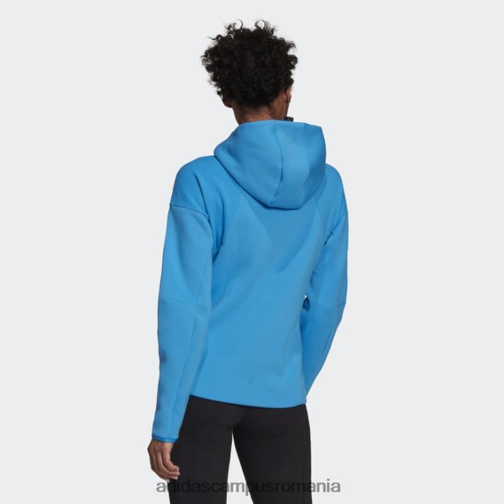adidas campus romania sportswear mission victory hanorac cu fermoar complet albastru fierbinte femei albastru J266N217559