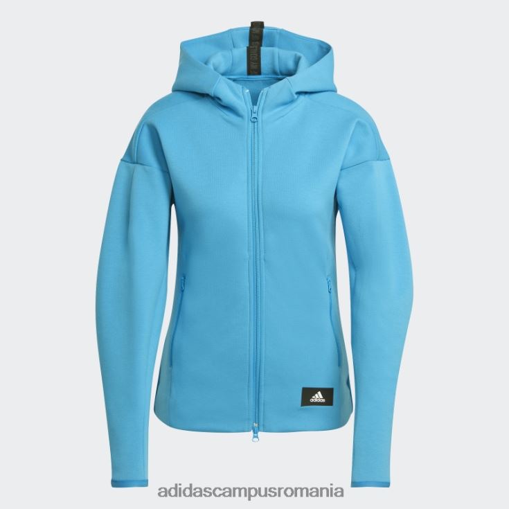 adidas campus romania sportswear mission victory hanorac cu fermoar complet albastru fierbinte femei albastru J266N217559