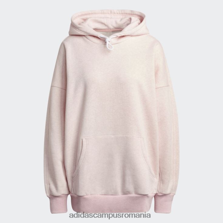 adidas campus romania sportswear studio lounge fleece hanorac roz botanic fierbinte mel femei roz botanic mel J266N217548