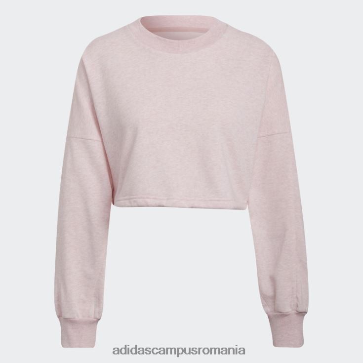 adidas campus romania sportswear studio lounge vara echipaj hanorac fashion botanic roz mel femei roz botanic mel J266N22887