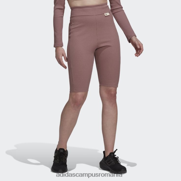 adidas campus romania studio lounge pantaloni scurți cu nervuri violet adidas femei Violet J266N22742