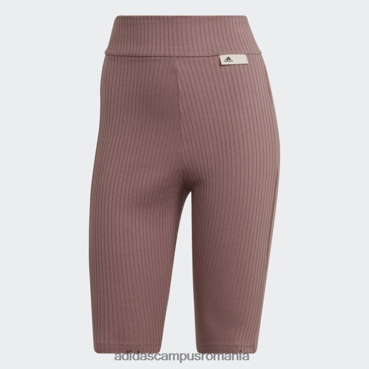 adidas campus romania studio lounge pantaloni scurți cu nervuri violet femei Violet J266N210376