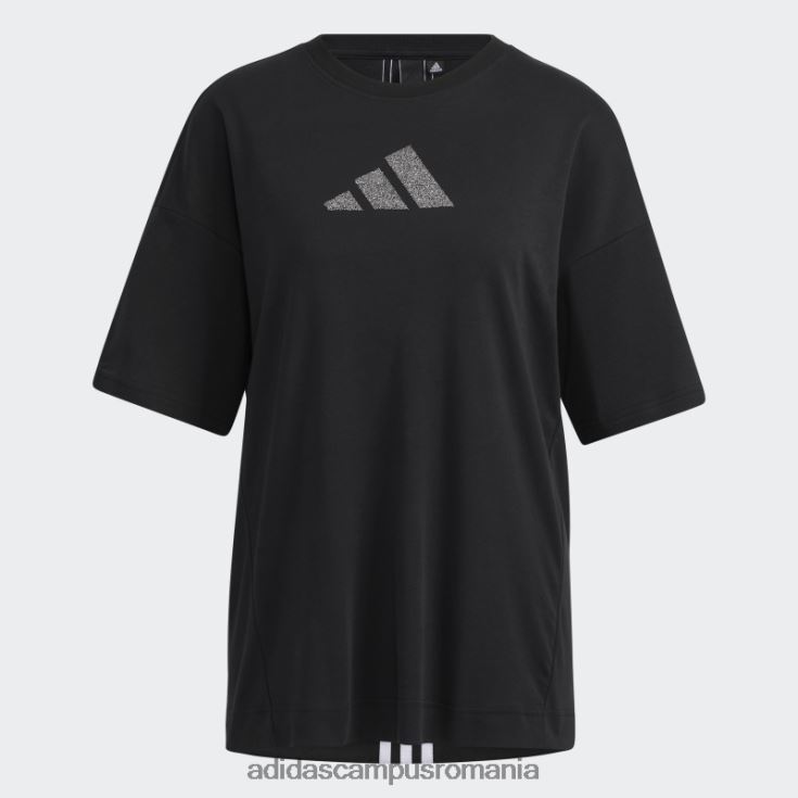 adidas campus romania swarovski negru tricou femei negru J266N23700