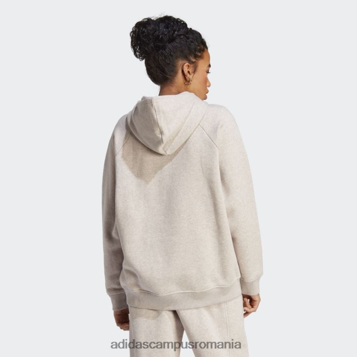 adidas campus romania taupe mel all szn fleece boyfriend hanorac femei taupe mel J266N29568