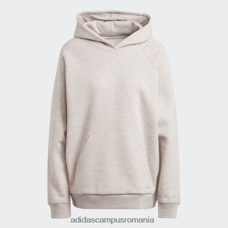 adidas campus romania taupe mel all szn fleece boyfriend hanorac femei taupe mel J266N29568