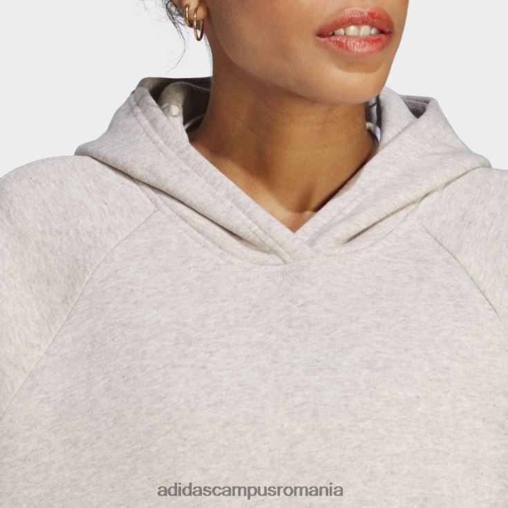 adidas campus romania taupe mel all szn fleece boyfriend hanorac femei taupe mel J266N29568