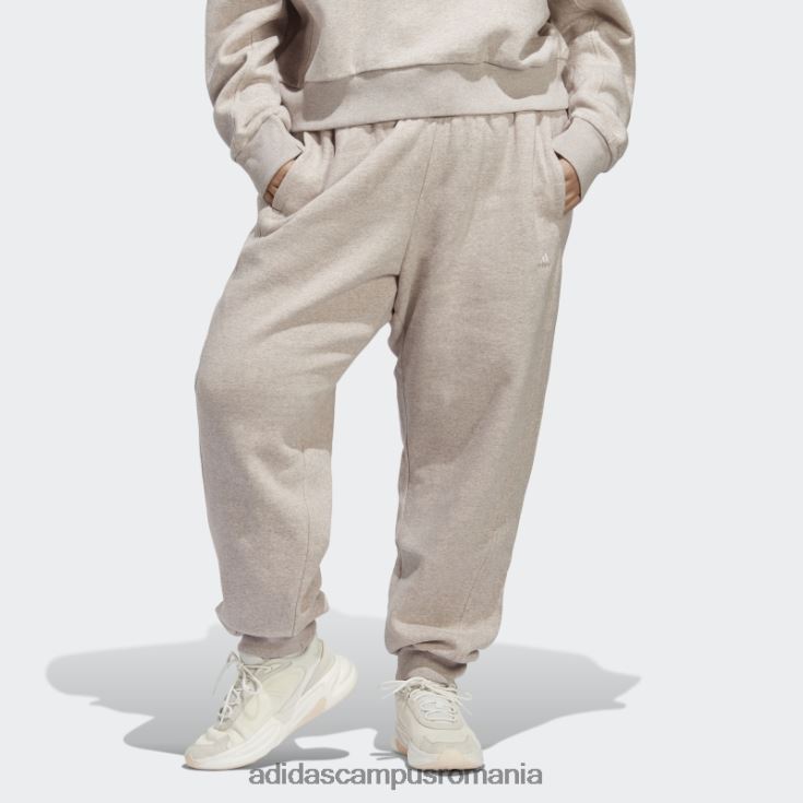 adidas campus romania taupe mel all szn fleece pants (plus size) fashion femei taupe mel J266N29473