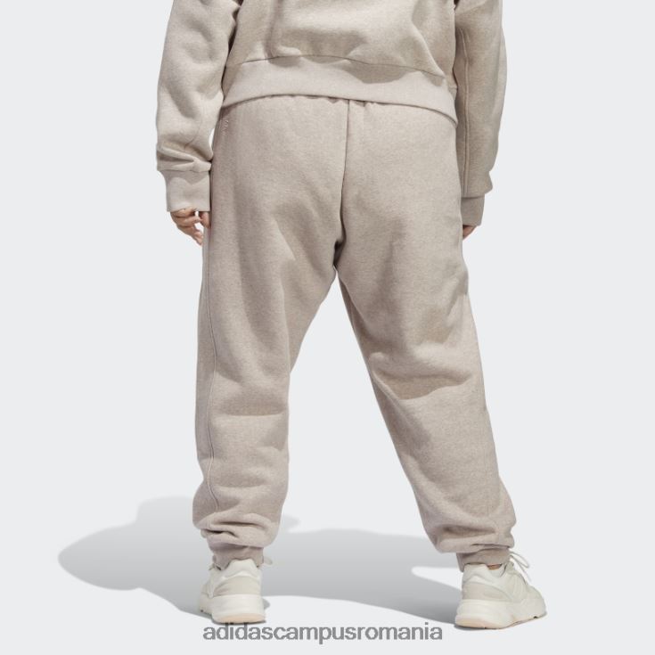 adidas campus romania taupe mel all szn fleece pants (plus size) fashion femei taupe mel J266N29473
