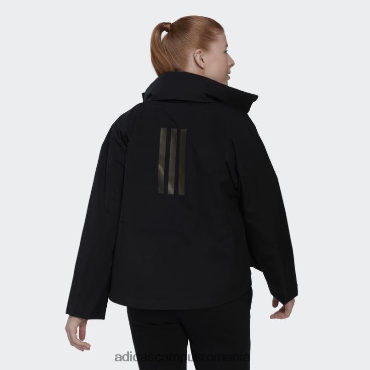 adidas campus romania terrex traveer rain.rdy jachetă neagră femei negru J266N217012