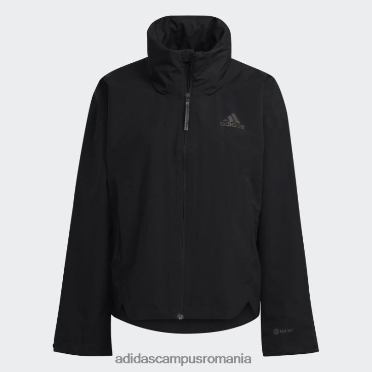 adidas campus romania terrex traveer rain.rdy jachetă neagră femei negru J266N217012