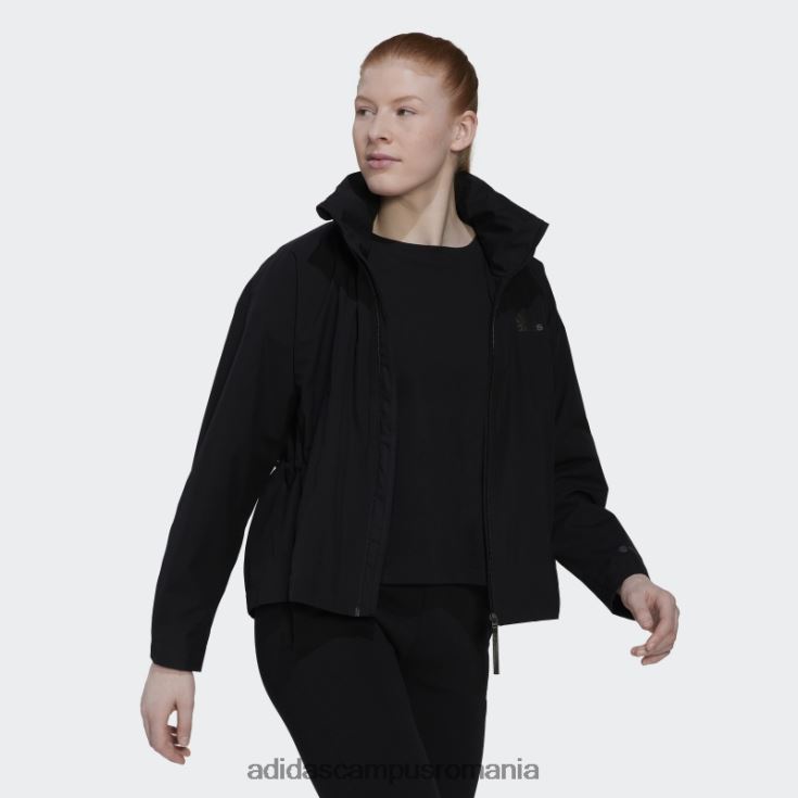 adidas campus romania terrex traveer rain.rdy jachetă neagră femei negru J266N217012