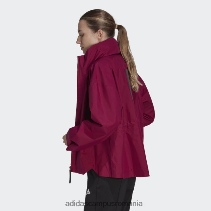 adidas campus romania terrex traveer rain.rdy jacket berry femei boabe J266N217216