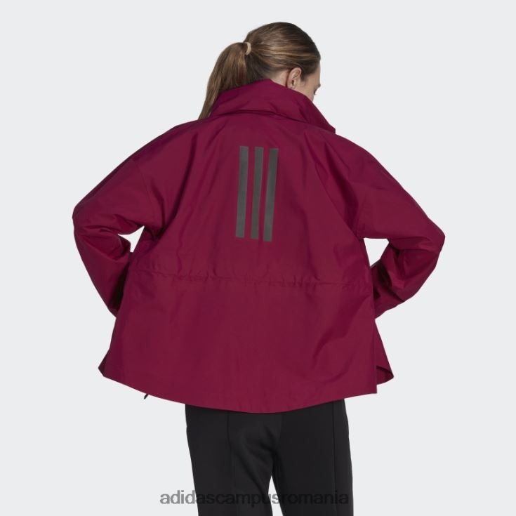 adidas campus romania terrex traveer rain.rdy jacket berry femei boabe J266N217216
