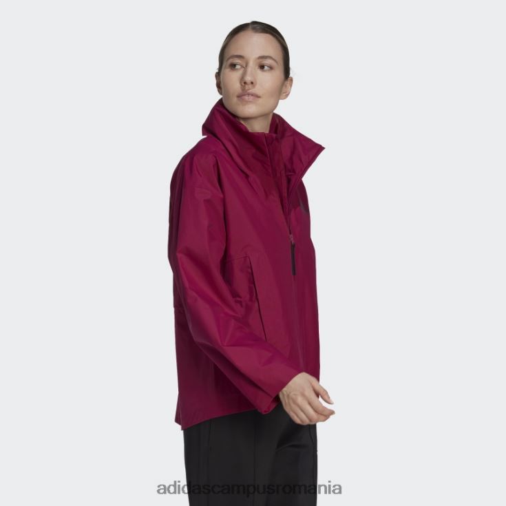 adidas campus romania terrex traveer rain.rdy jacket berry femei boabe J266N217216