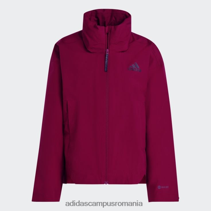 adidas campus romania terrex traveer rain.rdy jacket berry femei boabe J266N217216