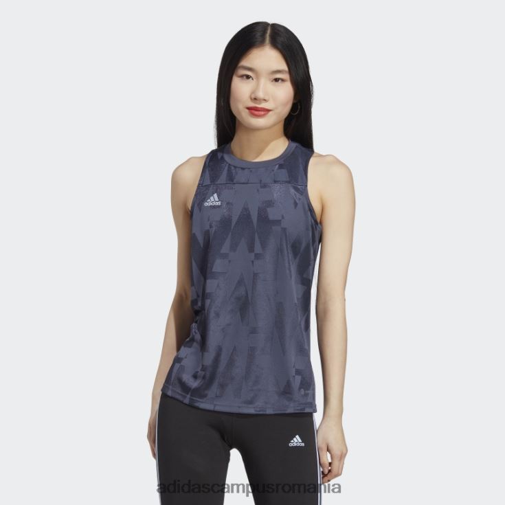 adidas campus romania tiro fără mâneci tricou bleumarin femei zori bleumarin/albastru J266N29847