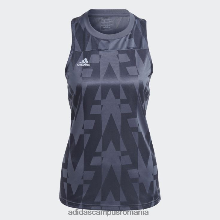 adidas campus romania tiro fără mâneci tricou bleumarin femei zori bleumarin/albastru J266N29847