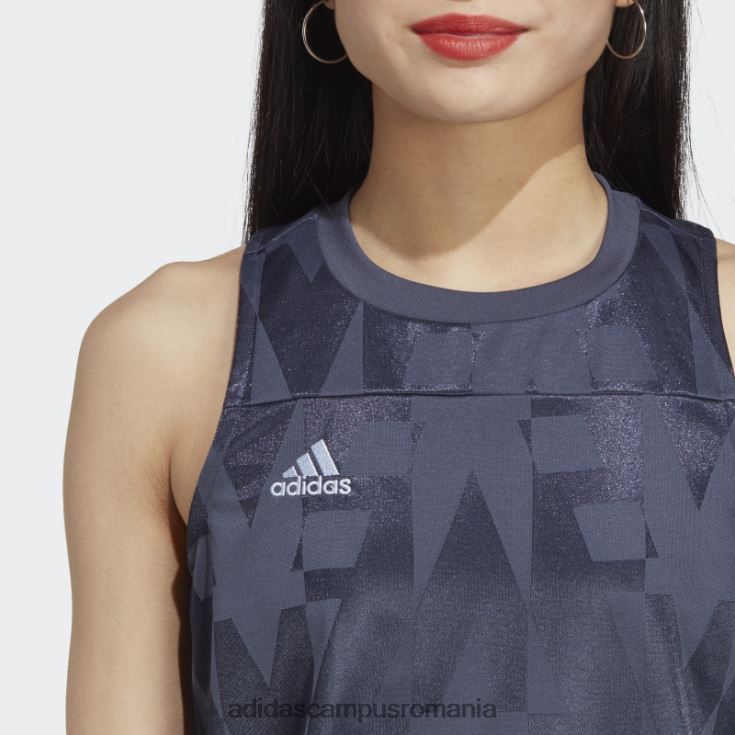 adidas campus romania tiro fără mâneci tricou bleumarin femei zori bleumarin/albastru J266N29847