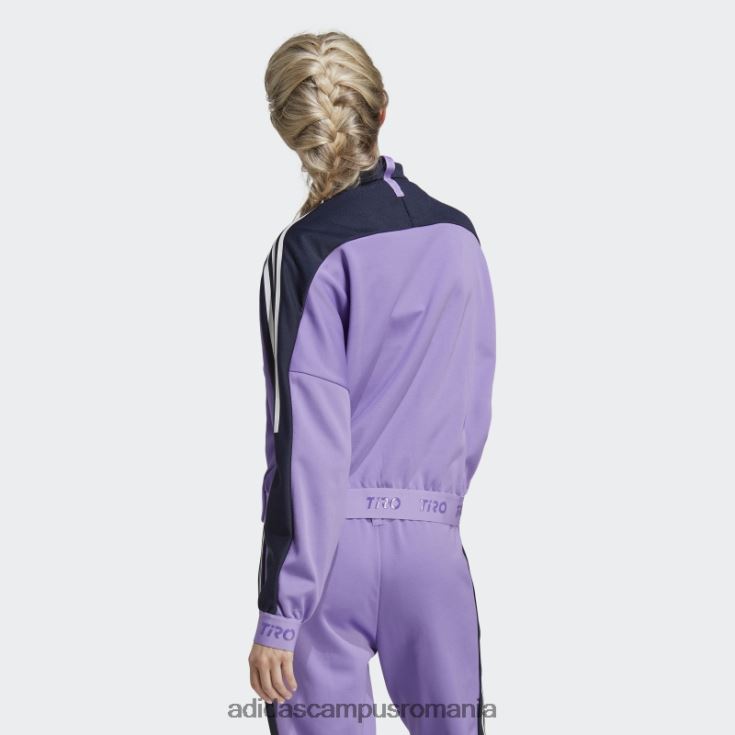 adidas campus romania tiro suit-up advanced track top violet femei violet/cerneală J266N22246