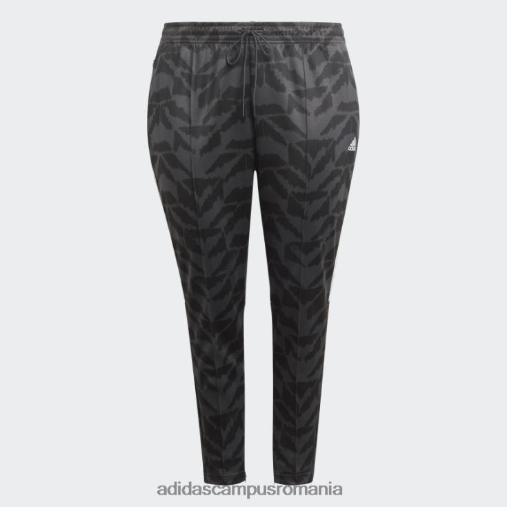 adidas campus romania tiro suit up lifestyle track pant (plus size) carbon femei carbon/negru/alb J266N29889